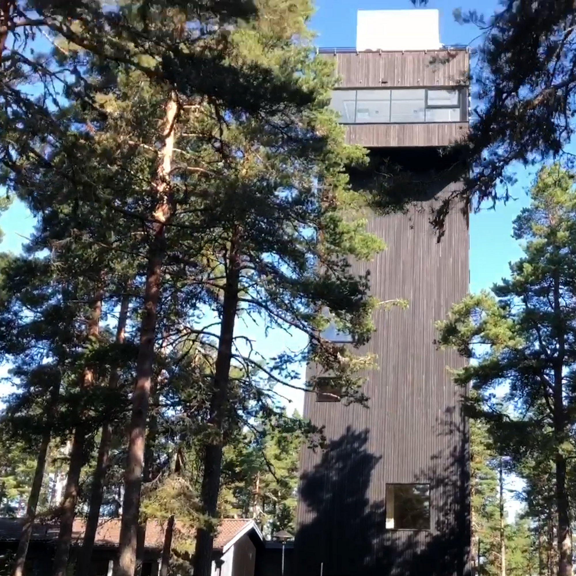 Utsiktstorn på Björkberget i Siljansnäs