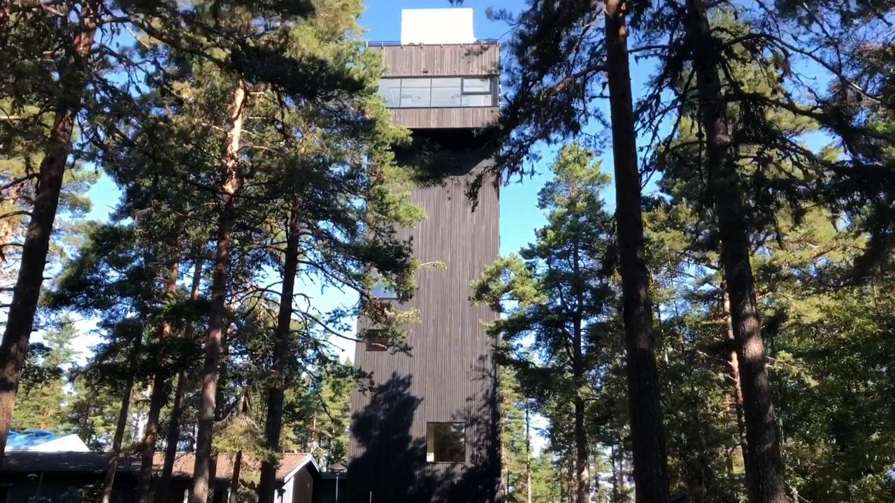 Utsiktstorn på Björkberget i Siljansnäs