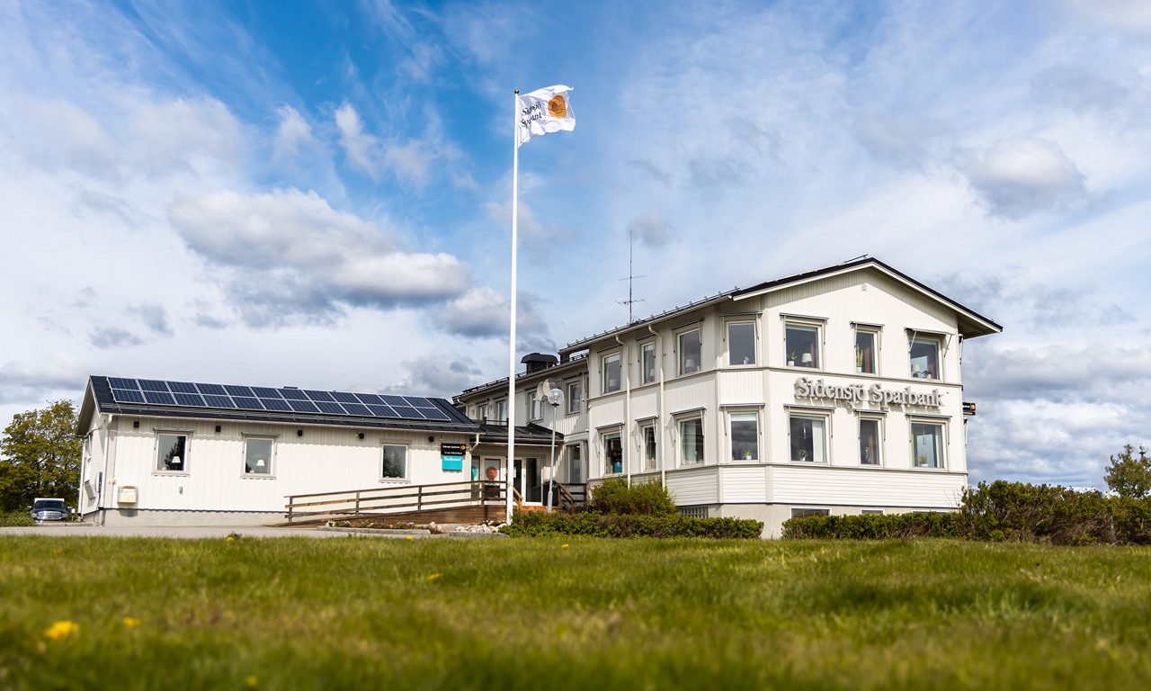 Bild på Sidensjö Sparbanks kontor