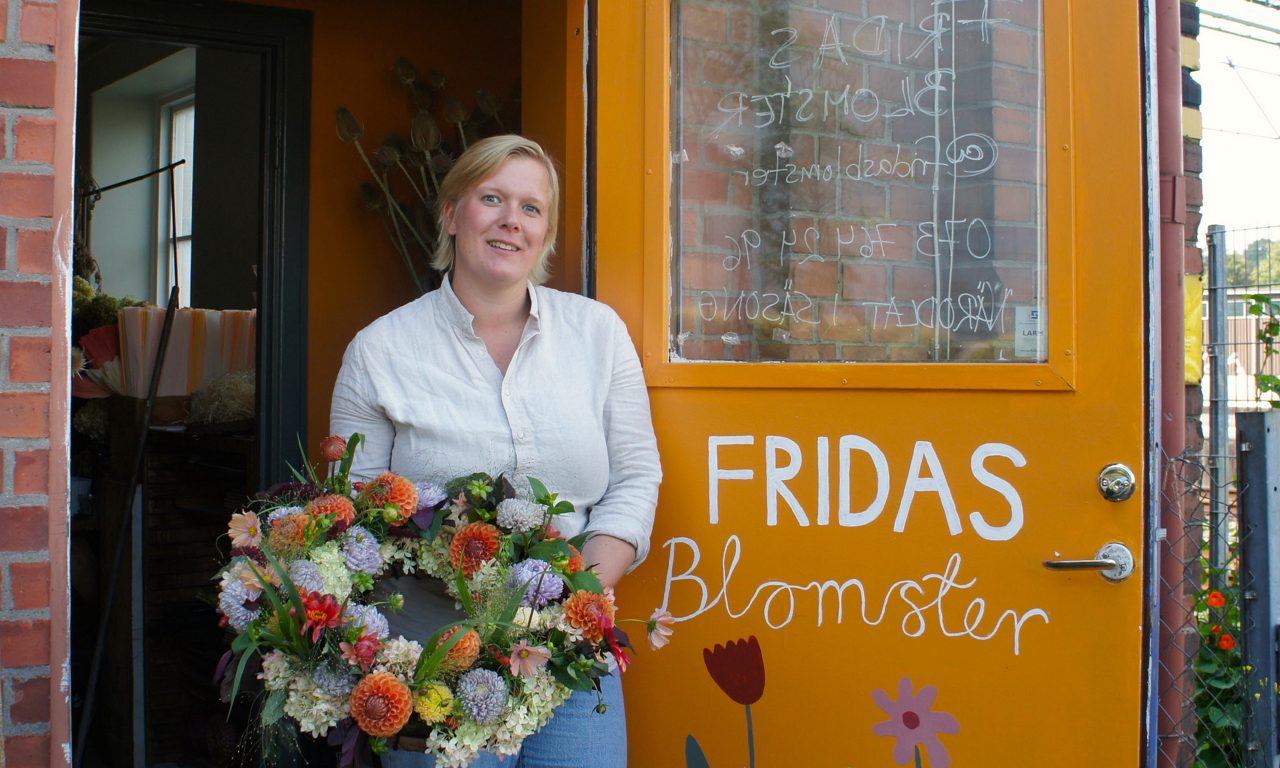 Frida Persson på Fridas Blomster