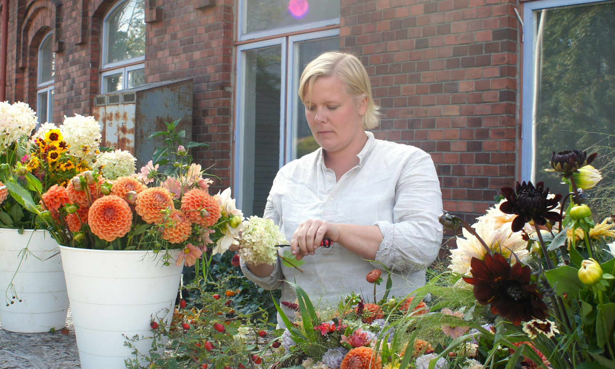 Frida Persson på Fridas Blomster