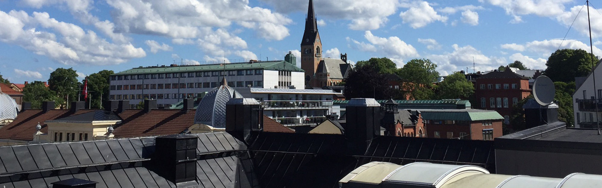 Stadshuset och Gustav Adolfs kyrka i Borås