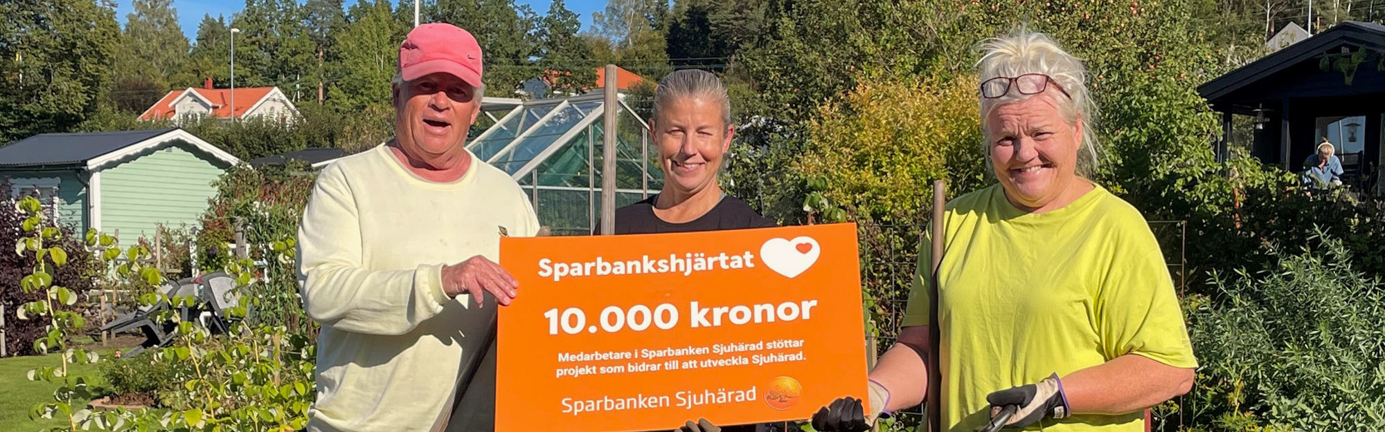 Sparbankshjärtat - Kolonilott Öresjö Ängar
