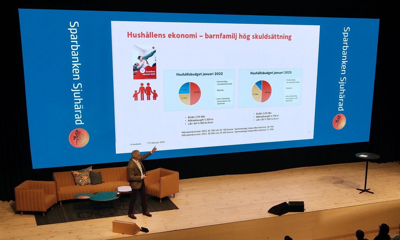 Arturo Arques på scenen på Borås Kongress