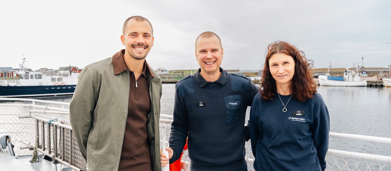 André från banken, Hampus och Marlene på däck