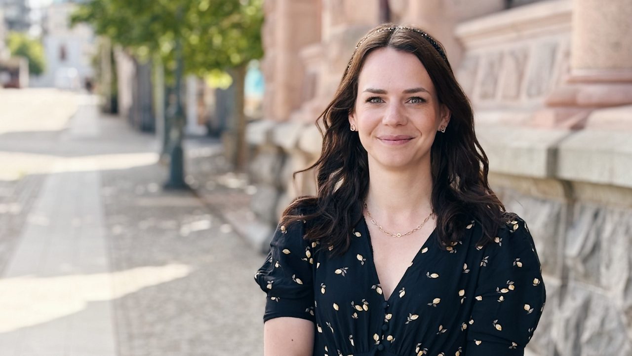 Ett foto på Antonia Harrisson
