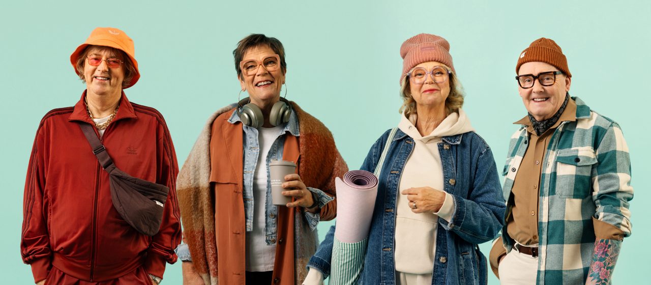 Fyra framtida pensionärer