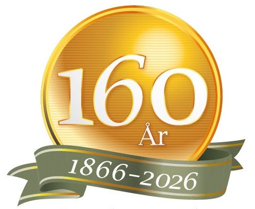 Emblem 160 år 1866-2026
