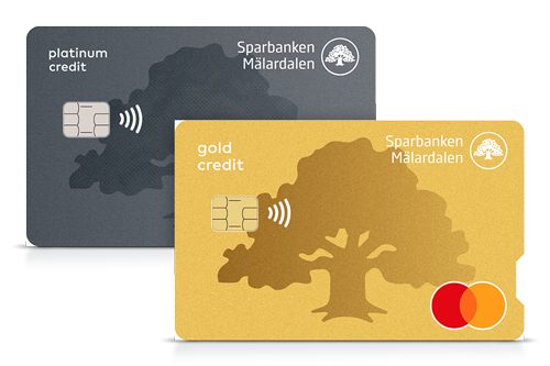 Betal- och kreditkort Mastercard Guld och Platinum
