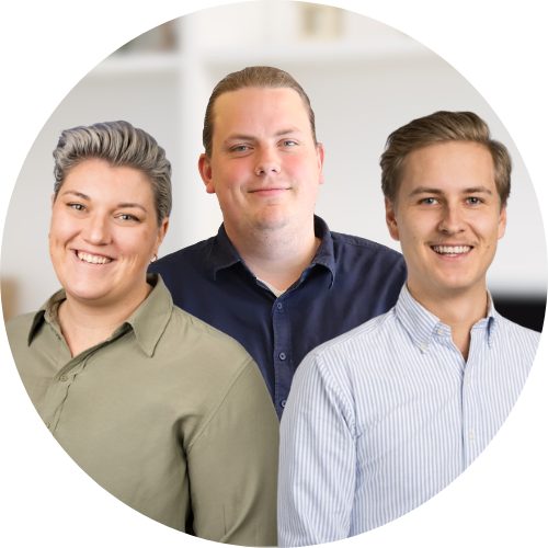 Privatrådgivare Fredrik, Casper och Majken