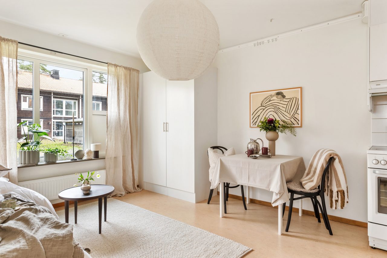 Bild på ett badrum i Sparbankshuset på Campus Roslagen