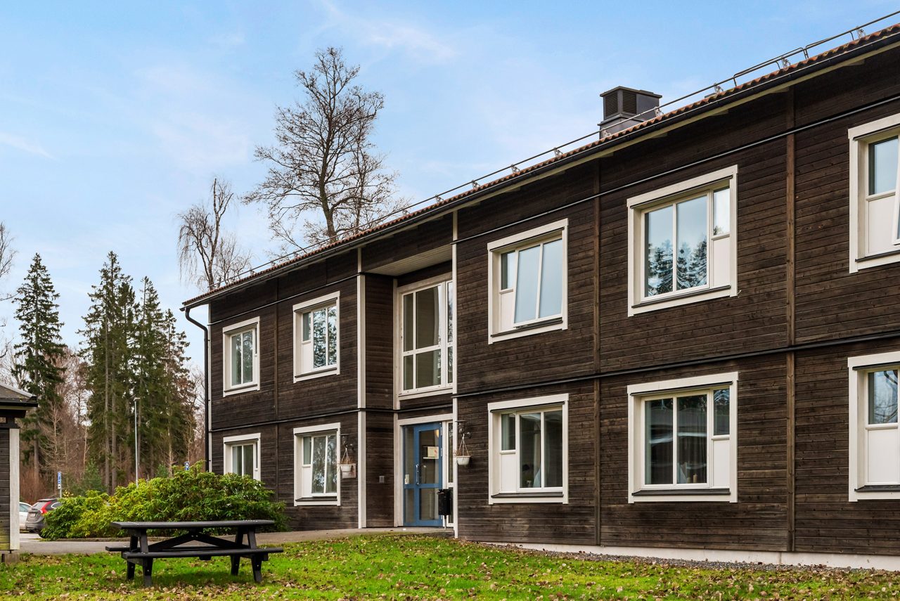 Bild från ett kök i Sparbankshuset på Campus Roslagen