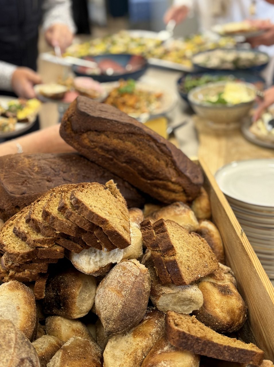 Bröd och bullar i närbild