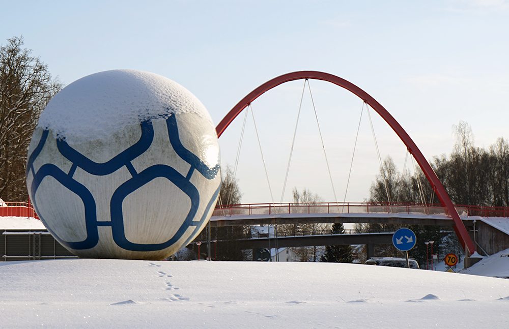 Fotbollsrondellen i Åtvidaberg