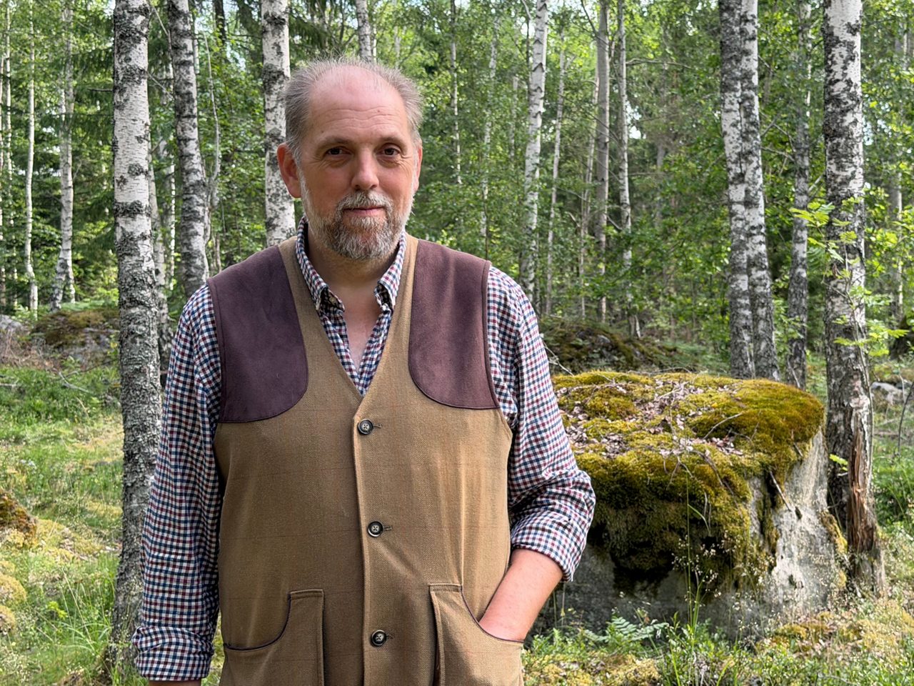 Skog- och lantbruksrådgivare, medelålders man