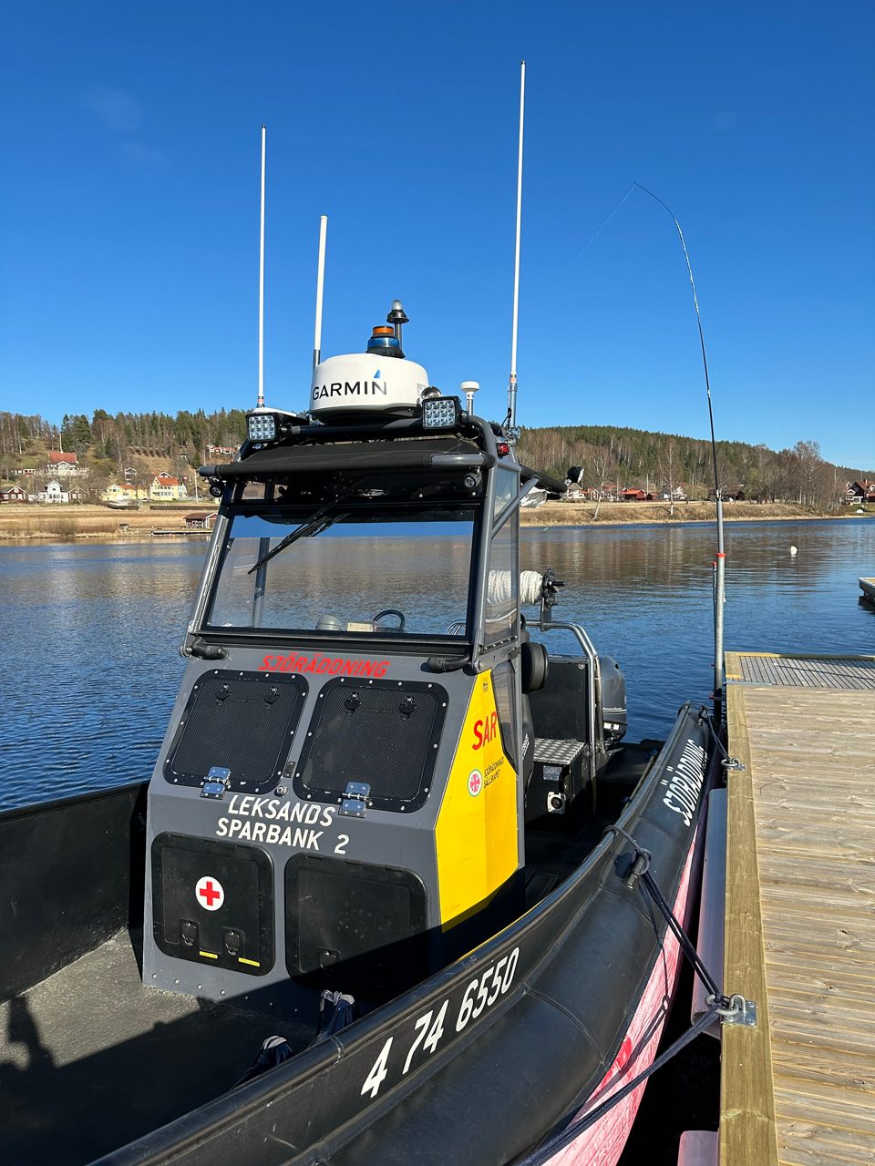 Invigning av Lasses brygga hos Sjöräddningssällskapet Siljan Runn.