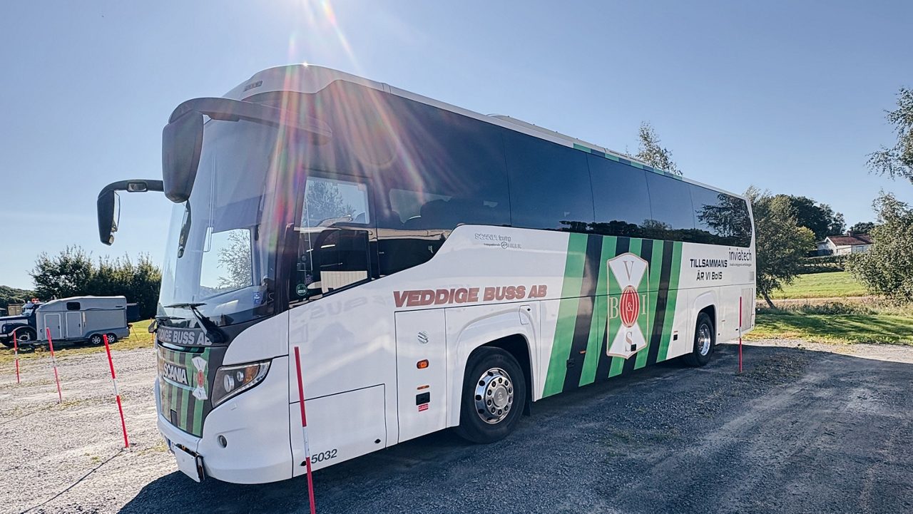 Ett foto på Veddige Buss