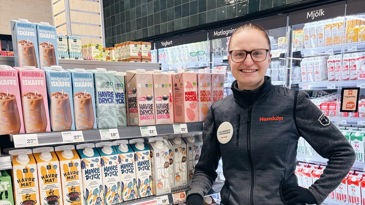 Ett foto på Sandra som äger Hemköp Veddige