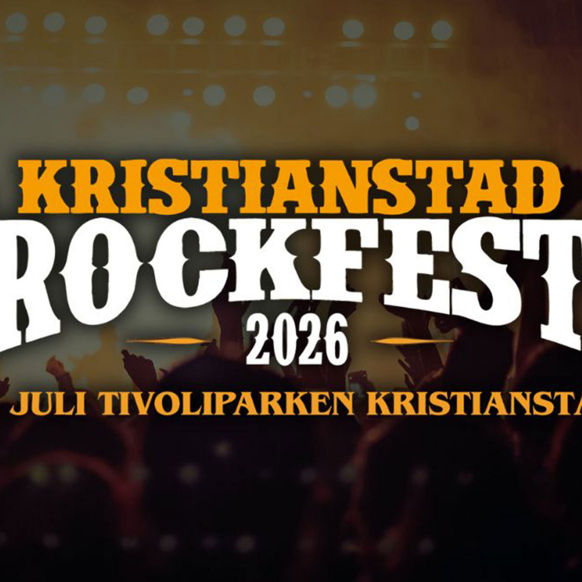 Kristianstad Rockfest 2026 Concert Announcement Poster