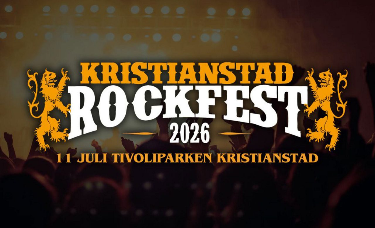 Kristianstad Rockfest 2026 Concert Announcement Poster