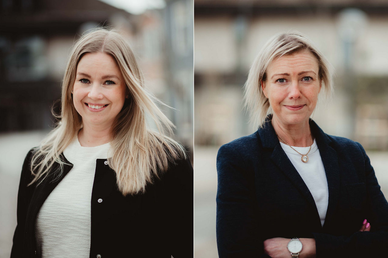Martina Kullenwall och Sofia Linder