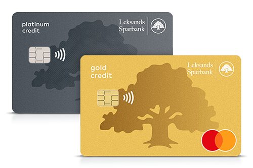 Betal- och kreditkort Mastercard Guld och Platinum