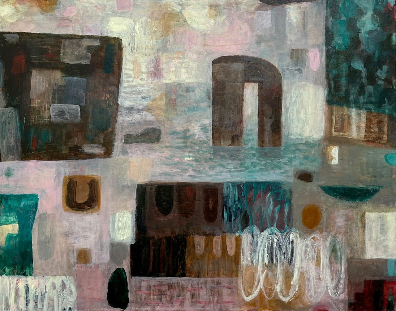 The secret dream of a tree II - Akryl på duk, 80 x 120 cm - Galleri Thomassen