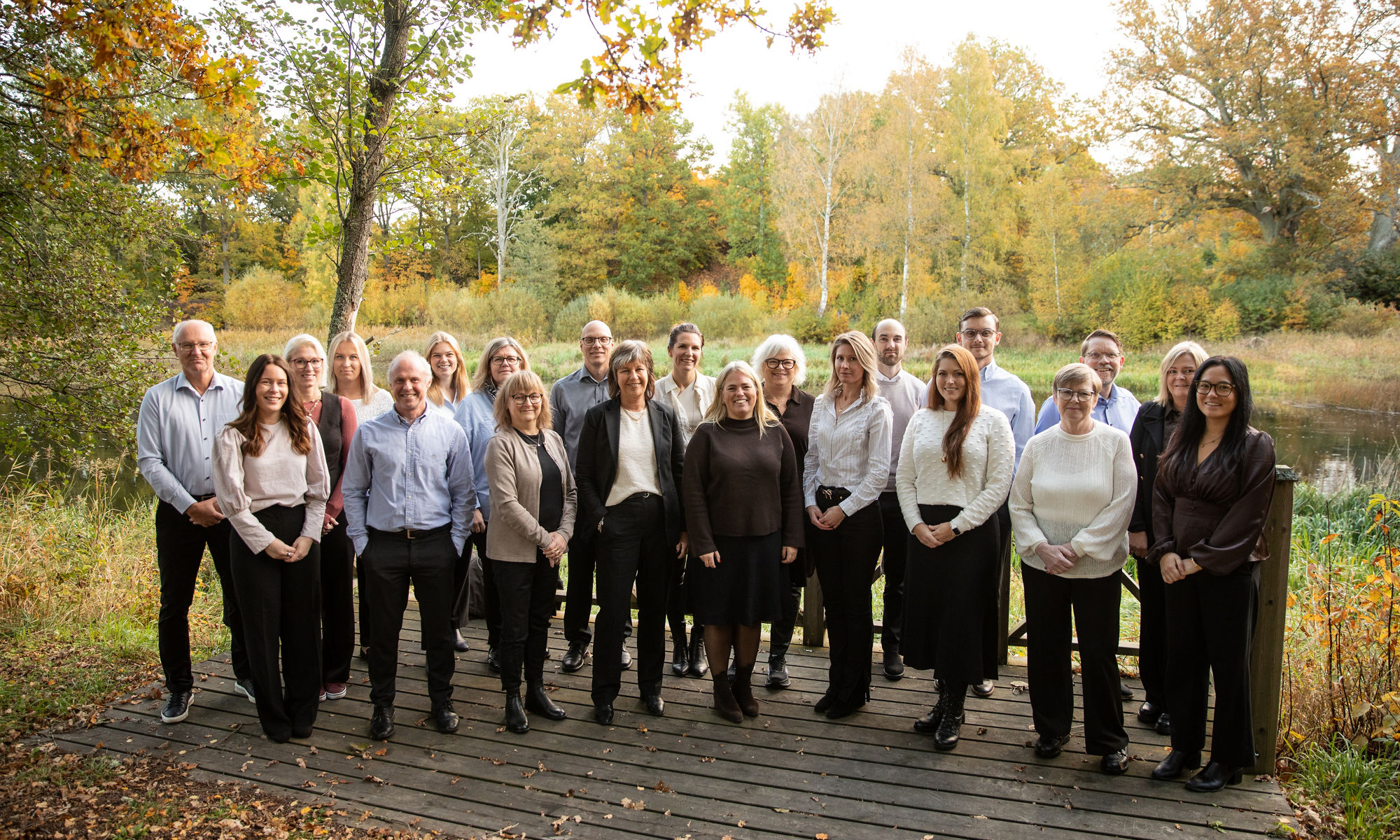 Gruppbild på personalen