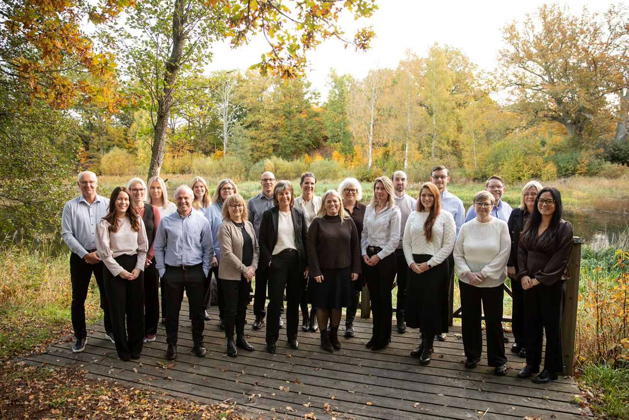Gruppbild på personalen