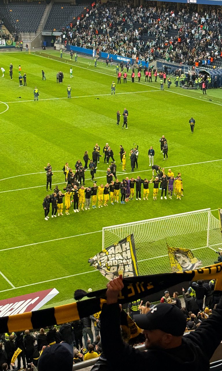 MAIF firar guldet i Svenska cupen