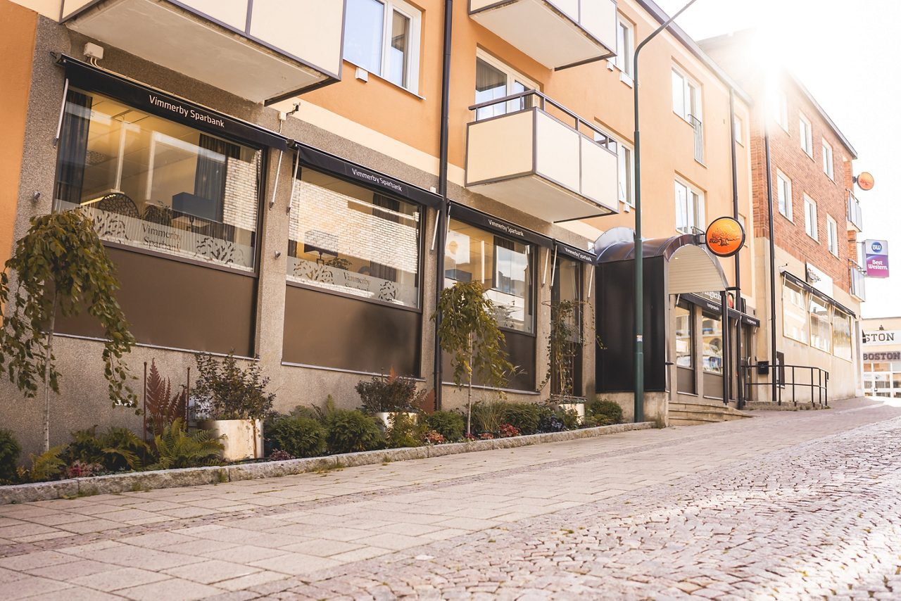Vimmerby Sparbanks byggnad