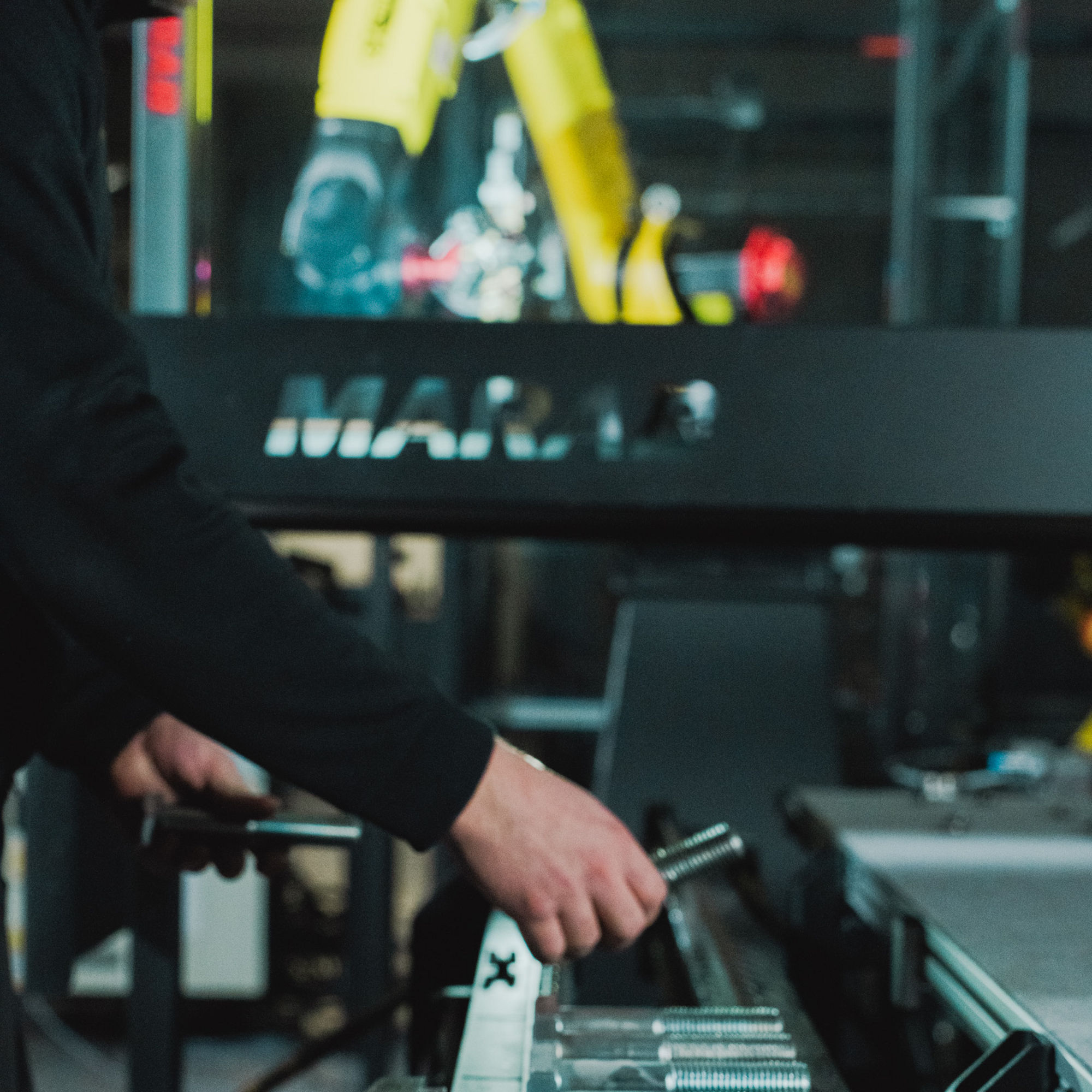 Marabs produktsionsanläggning i Orsa och vd Matilda Bastman.