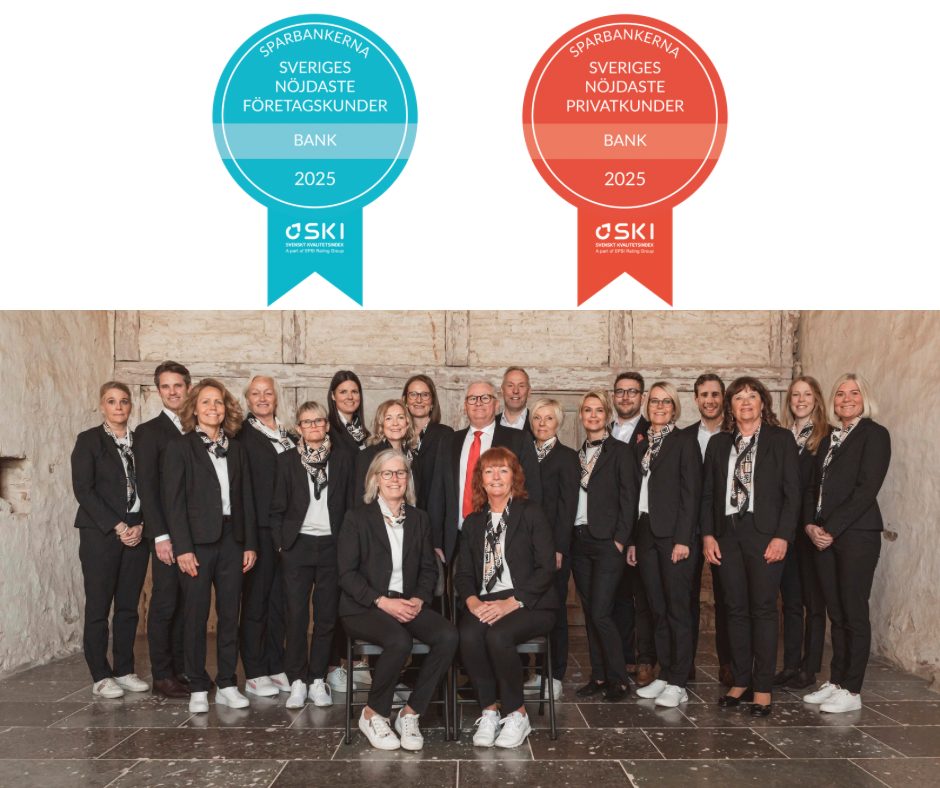 Vadstena Sparbank Medals Swedens most happy customers 2025 