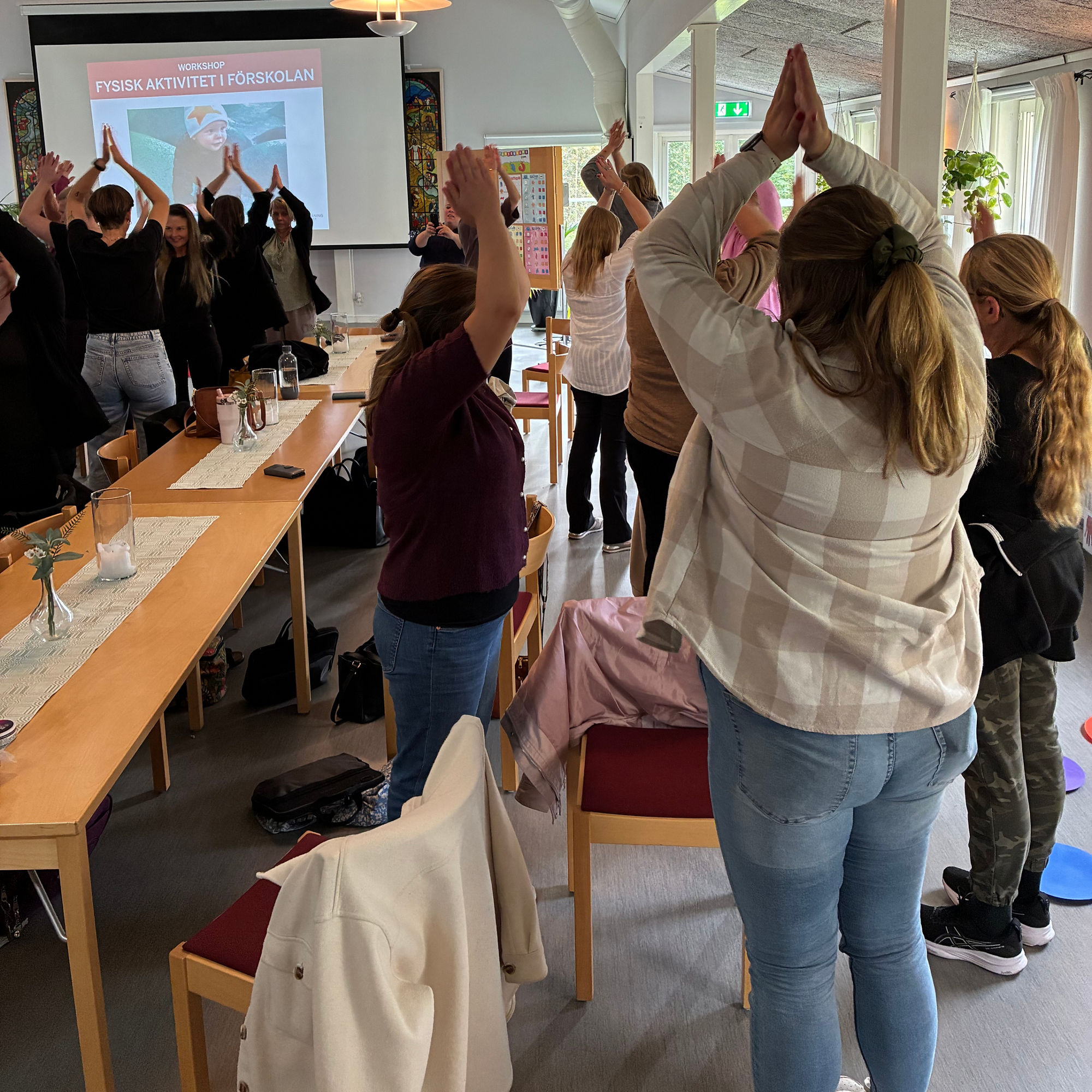 Materialet "Klicken med vänner" som bidrar till rörelseglädje i Gagnefs förskolor.