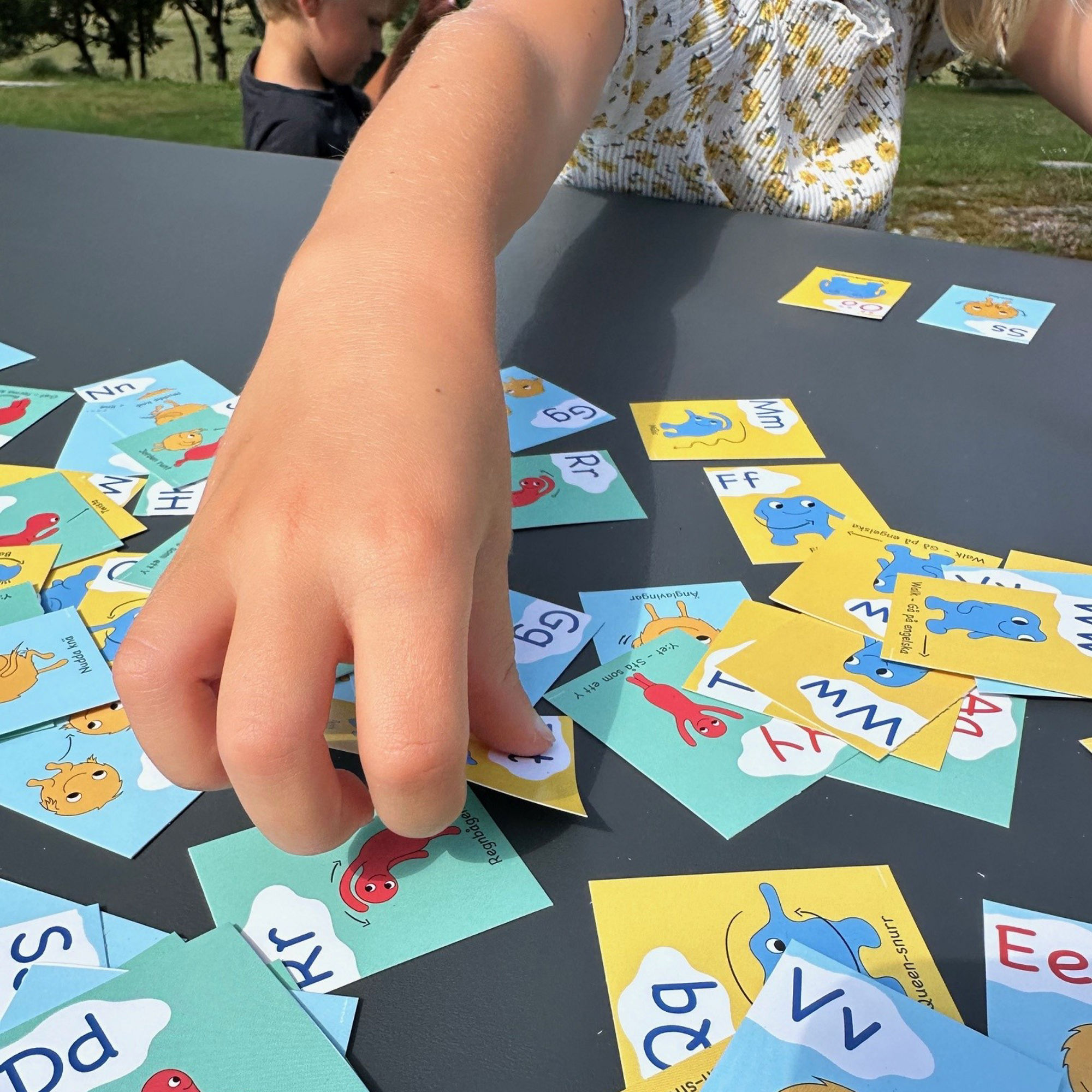 Materialet "Klicken med vänner" som bidrar till rörelseglädje i Gagnefs förskolor.