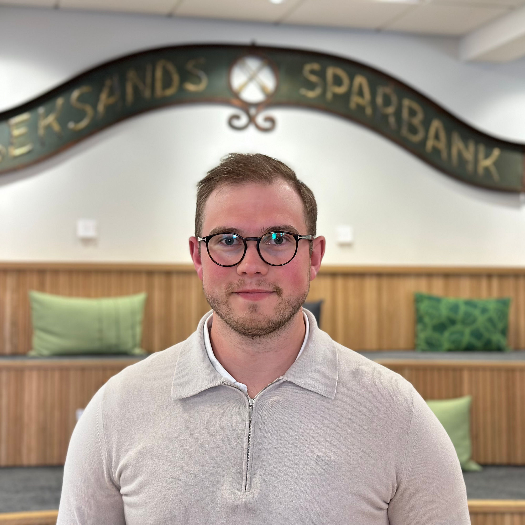 Robin Fogel, privatrådgivare på Leksands Sparbank.