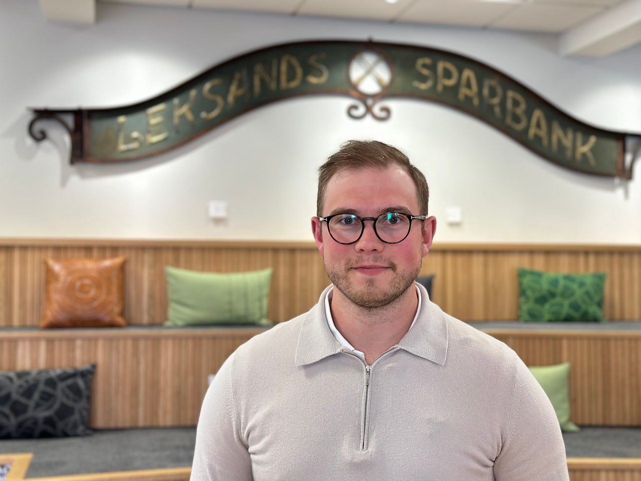 Robin Fogel, privatrådgivare på Leksands Sparbank.