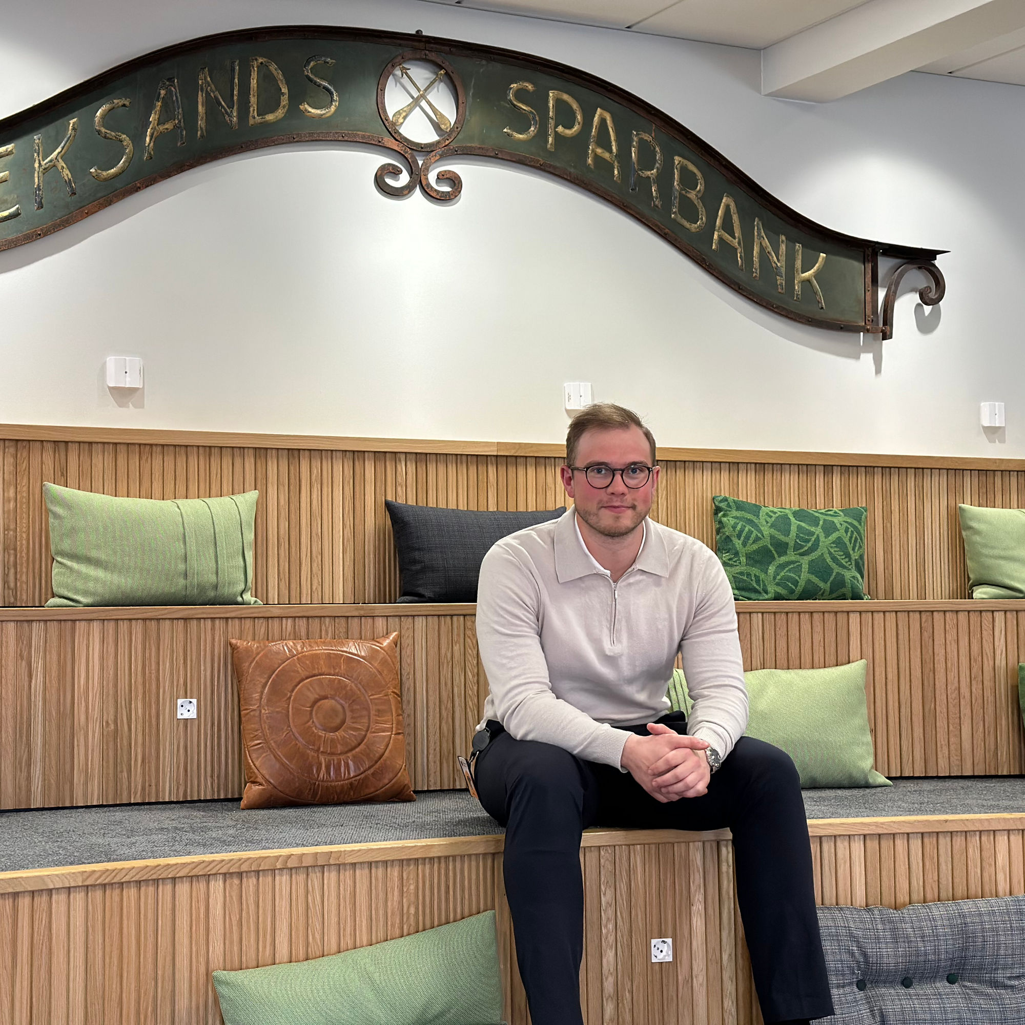 Robin Fogel, privatrådgivare på Leksands Sparbank.