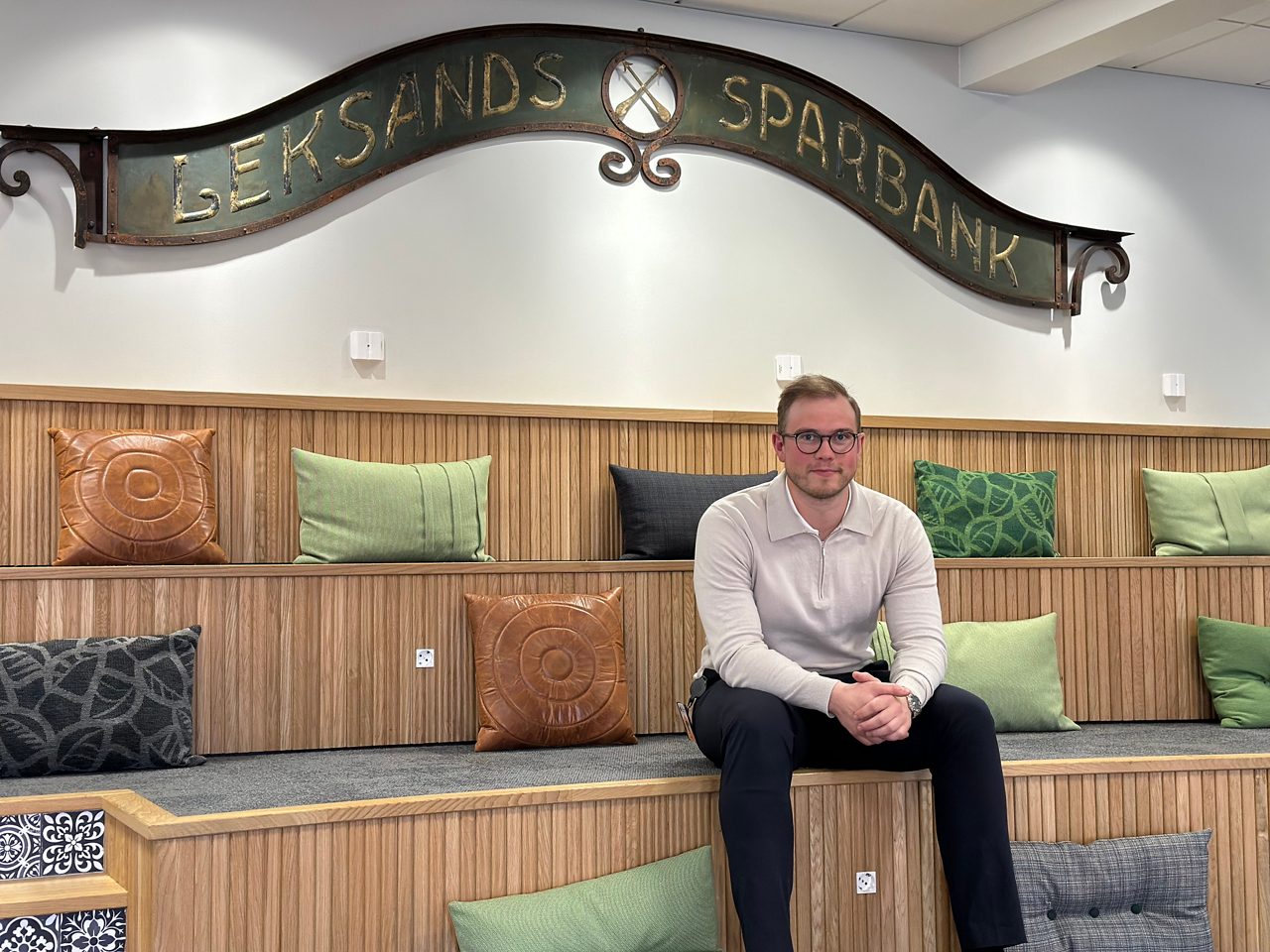 Robin Fogel, privatrådgivare på Leksands Sparbank.