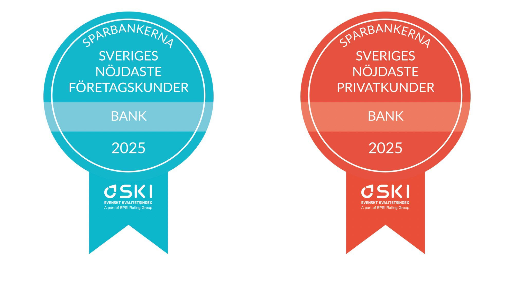 Medals Swedens most happy customers 2025 