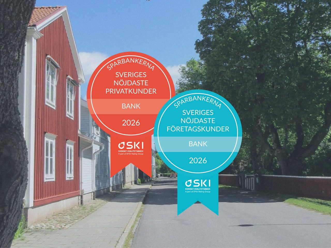 Två utmärkelser i Svenskt Kvalitetsindex mätning.