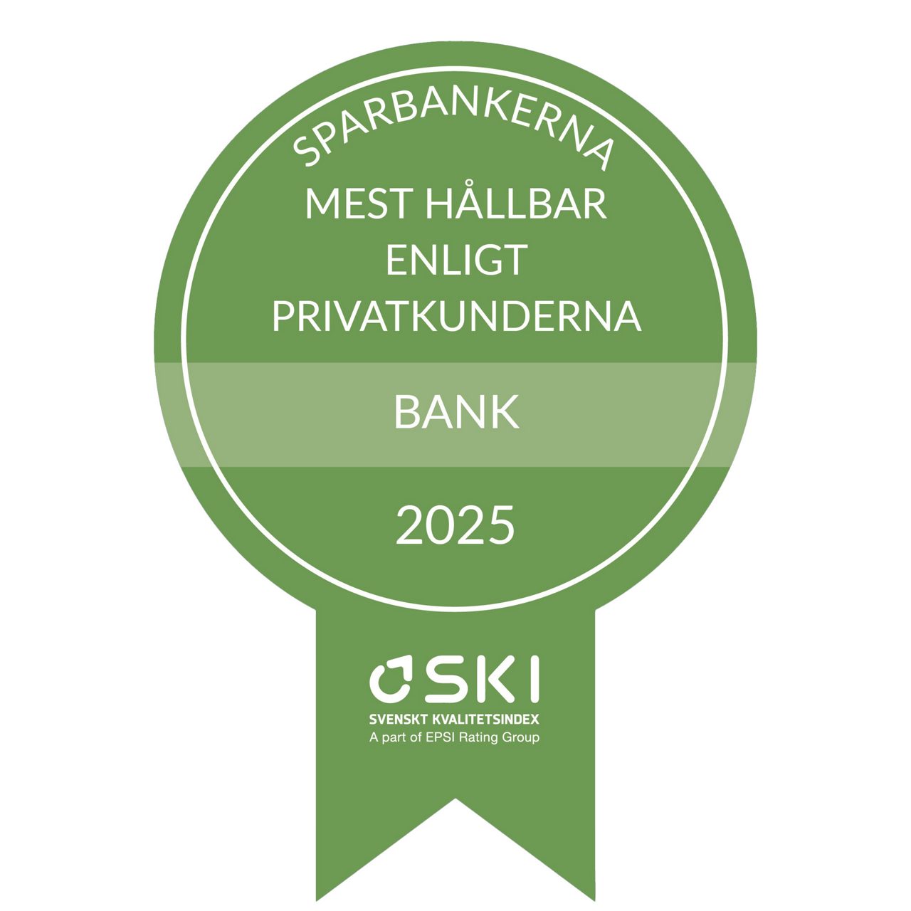 SKI 2025 Hållberhetsmedalj för privat