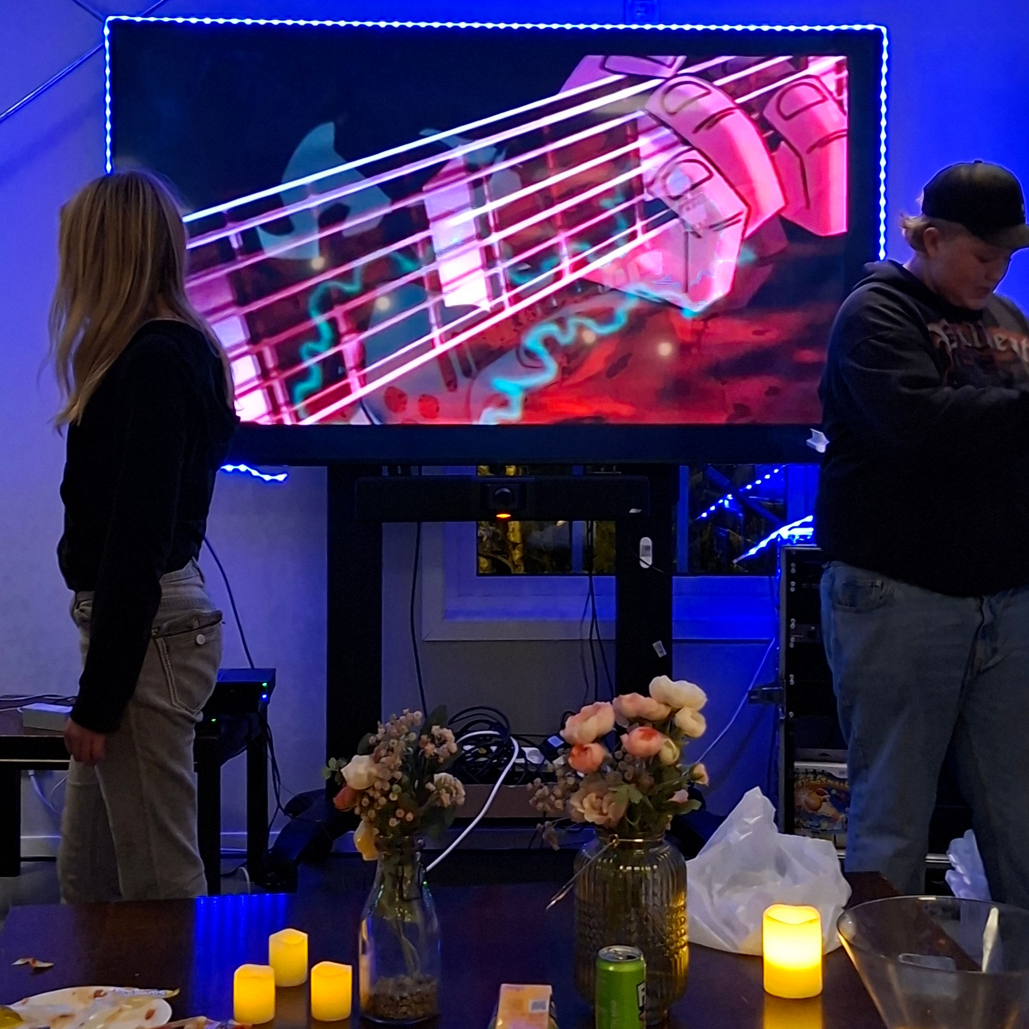 Bilder från ungdomsgården på Strandbackens Folkpark i Dala-Floda.