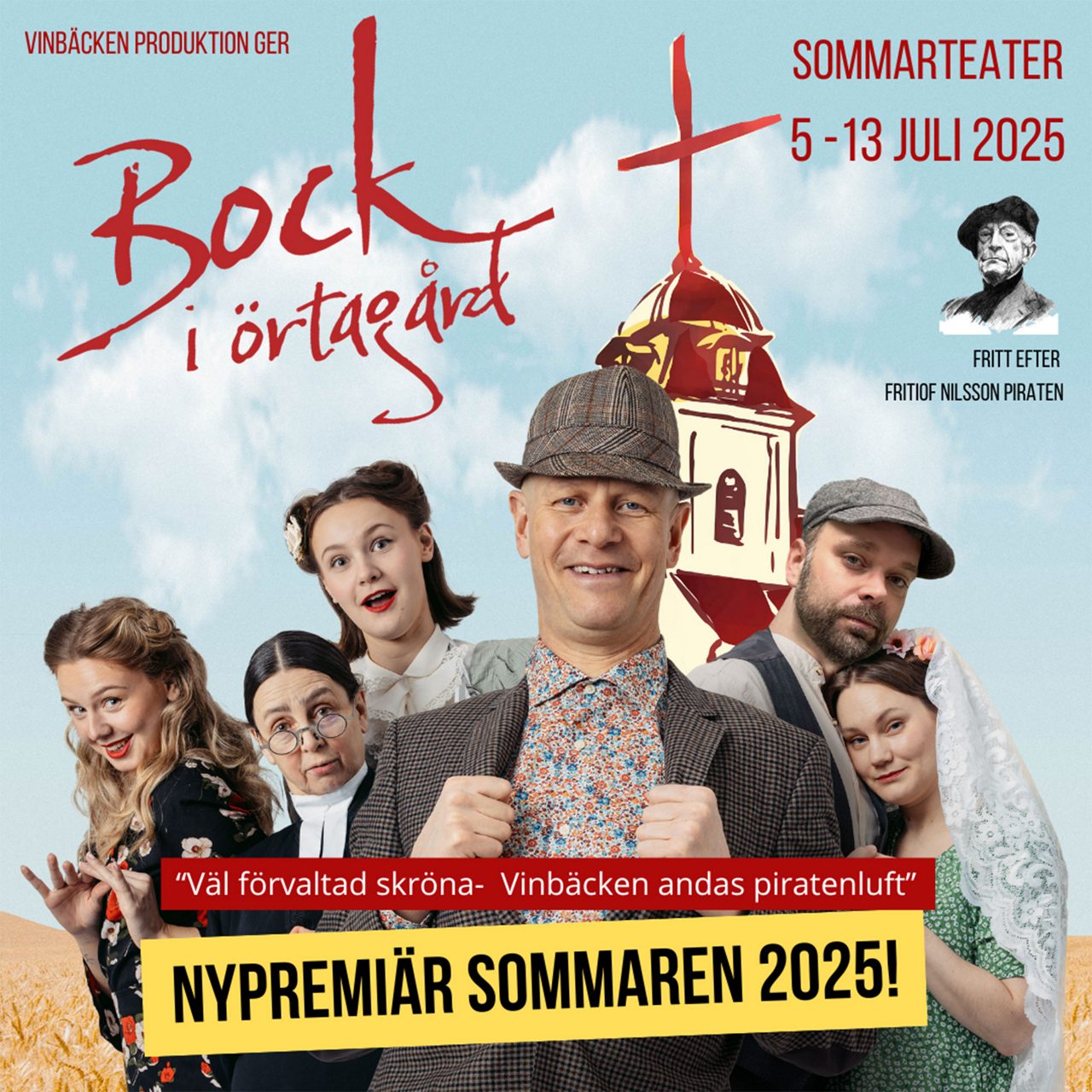 Skådespelare i Vinbäckens sommarteater