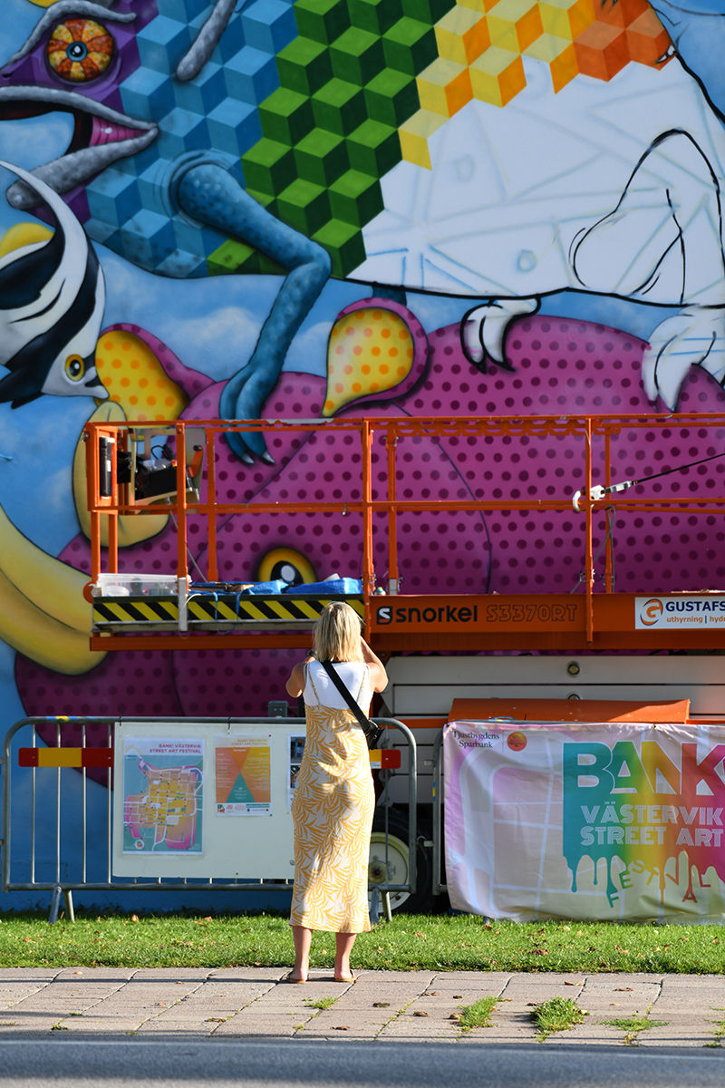Målningar under Bank Street Art 2019