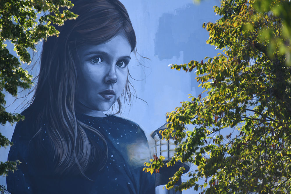 Målningar under Bank Street Art 2019