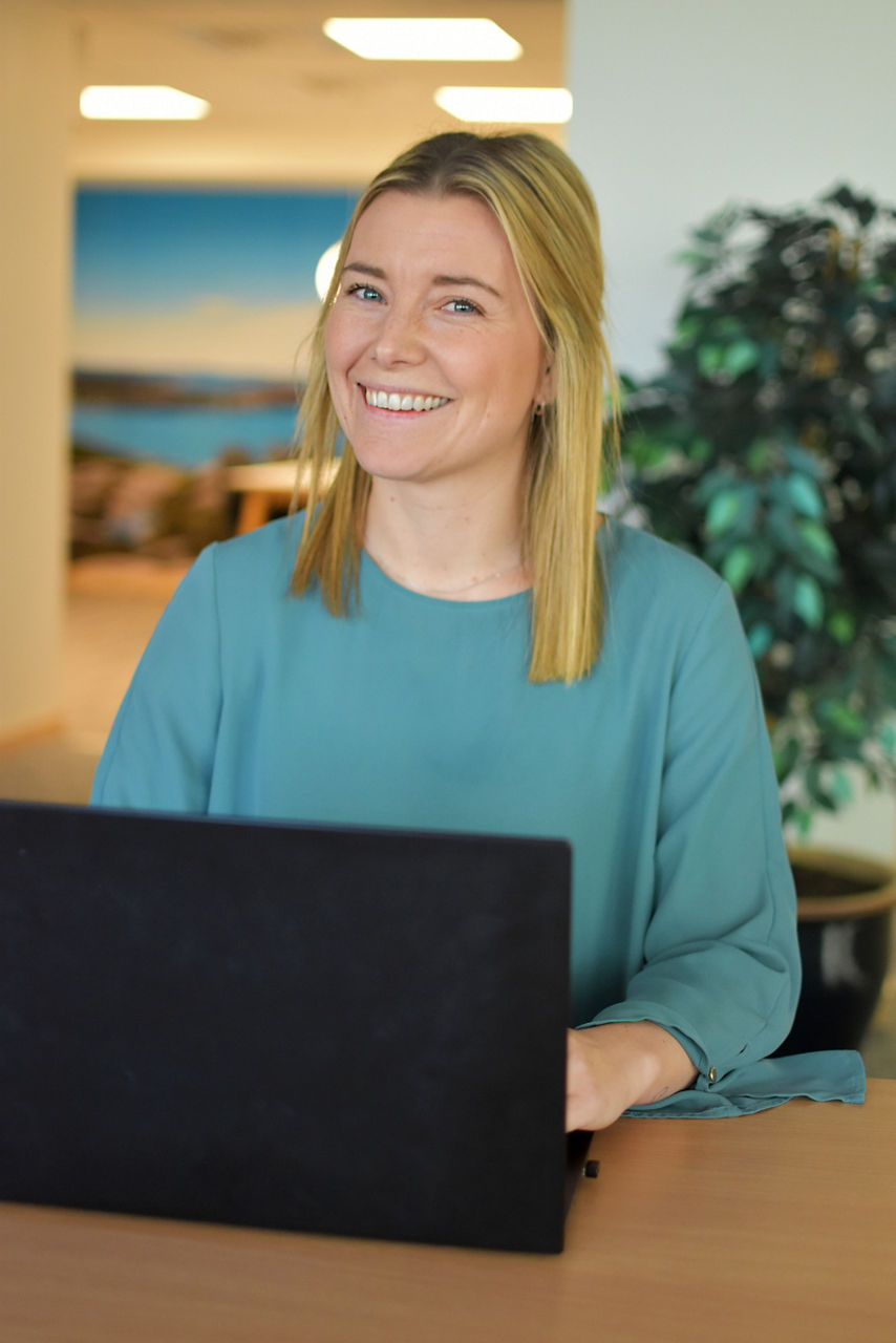 Caroline Zeedigh, kundrådgivare på Sparbanken Tanum