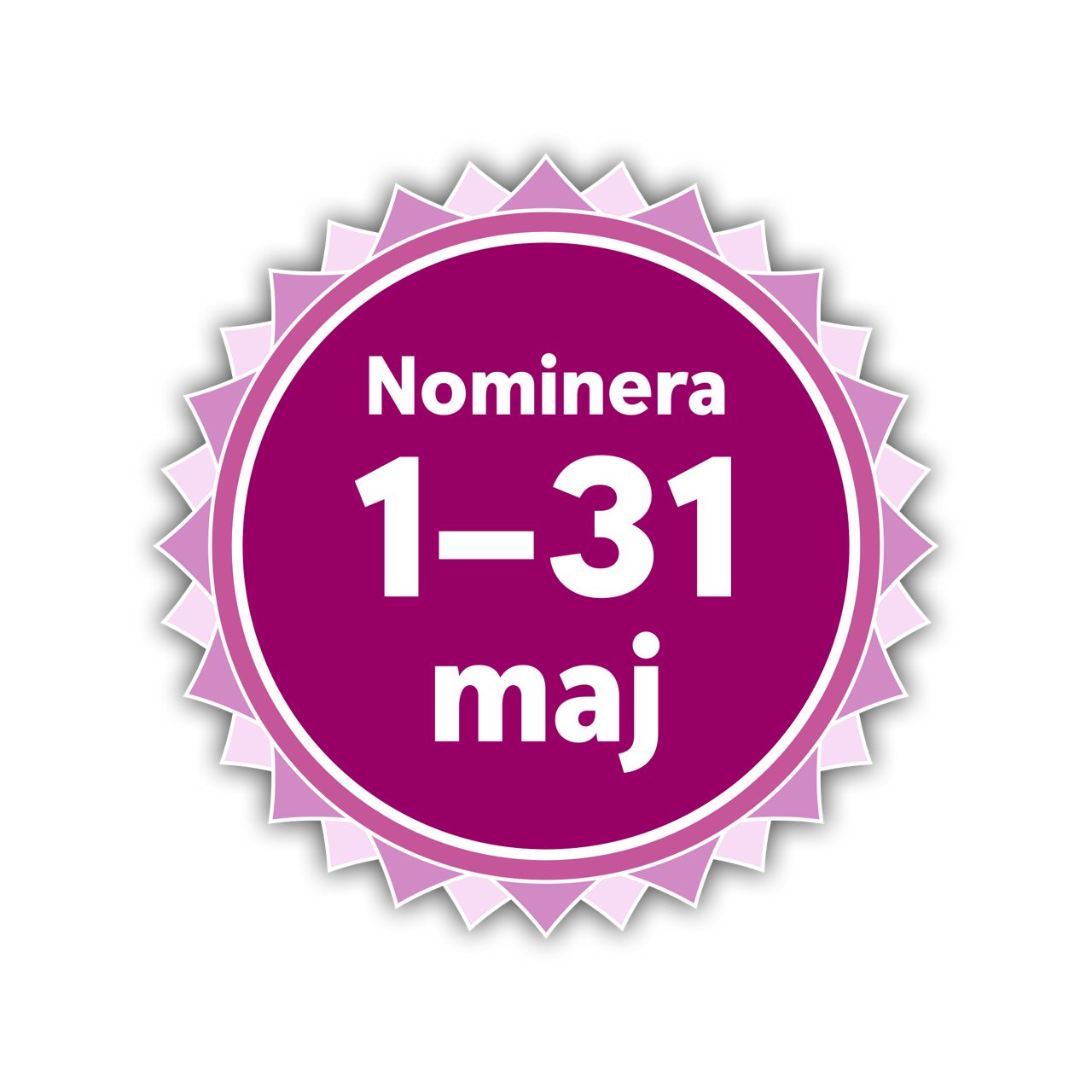 Nominera 1-31 maj.
