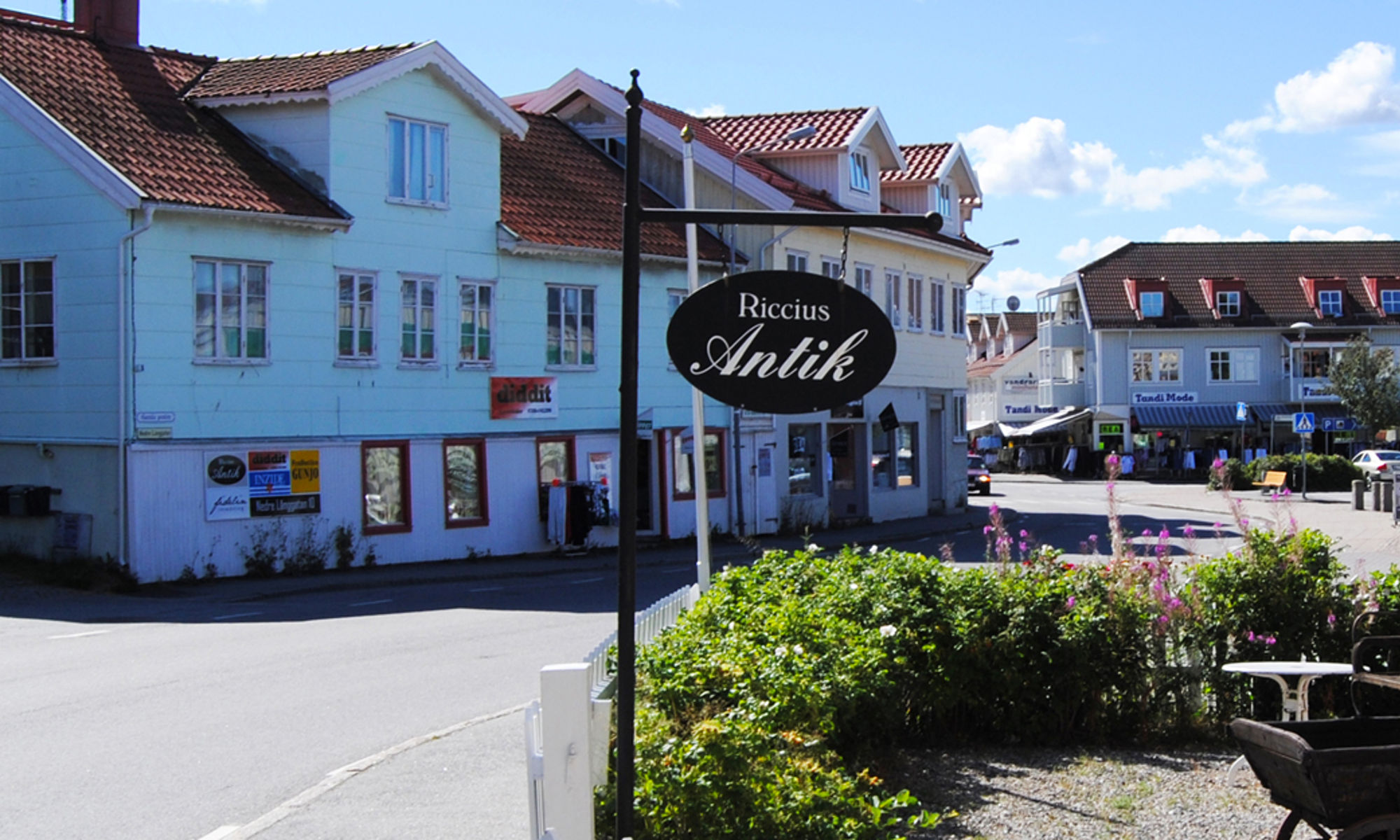 Miljöbild från Grebbestads centrum