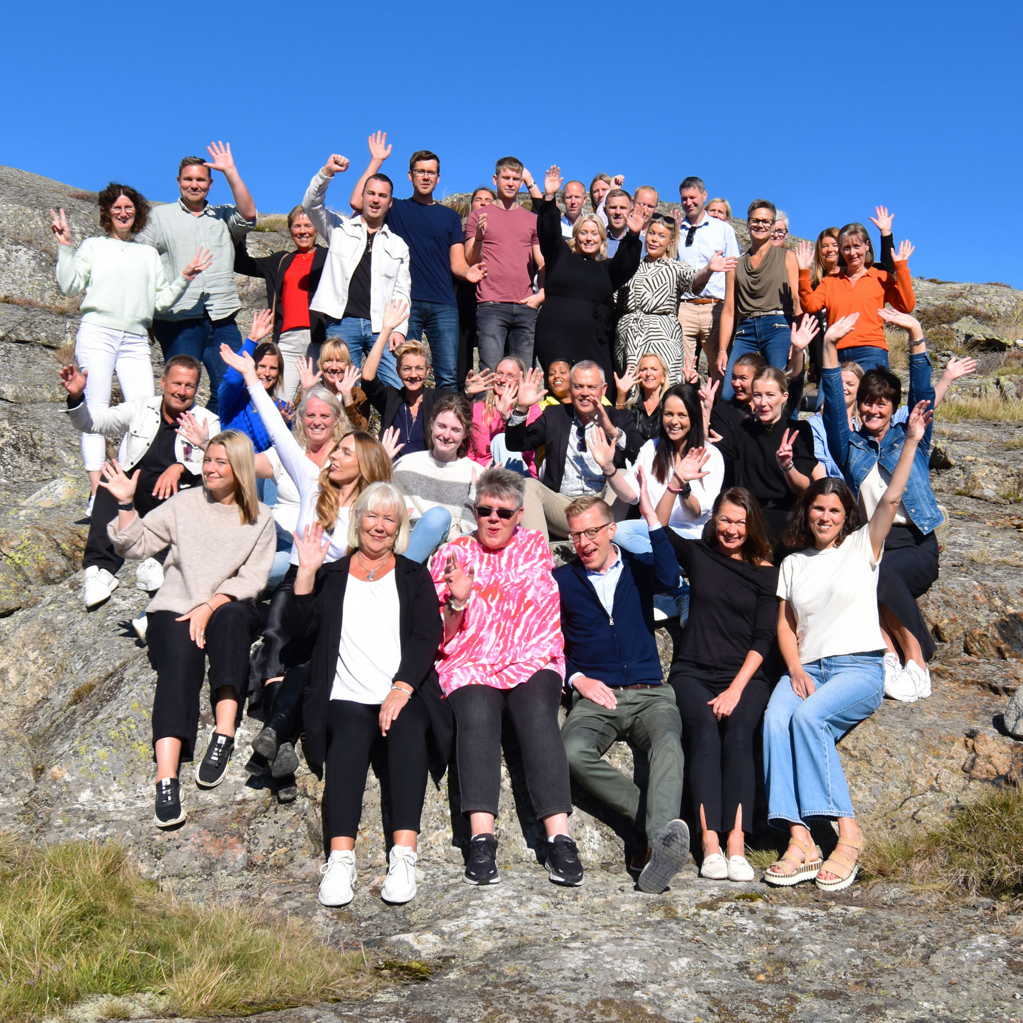 Gruppbild på personalen